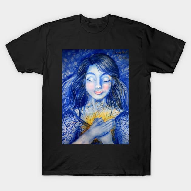 Heal with gold T-Shirt by Sangeetacs